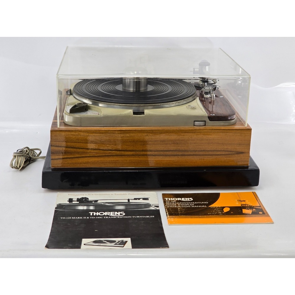Thorens TD 124 Turntable Grace Tonearm RS8-C Stylus Custom Platter Wood Plinth